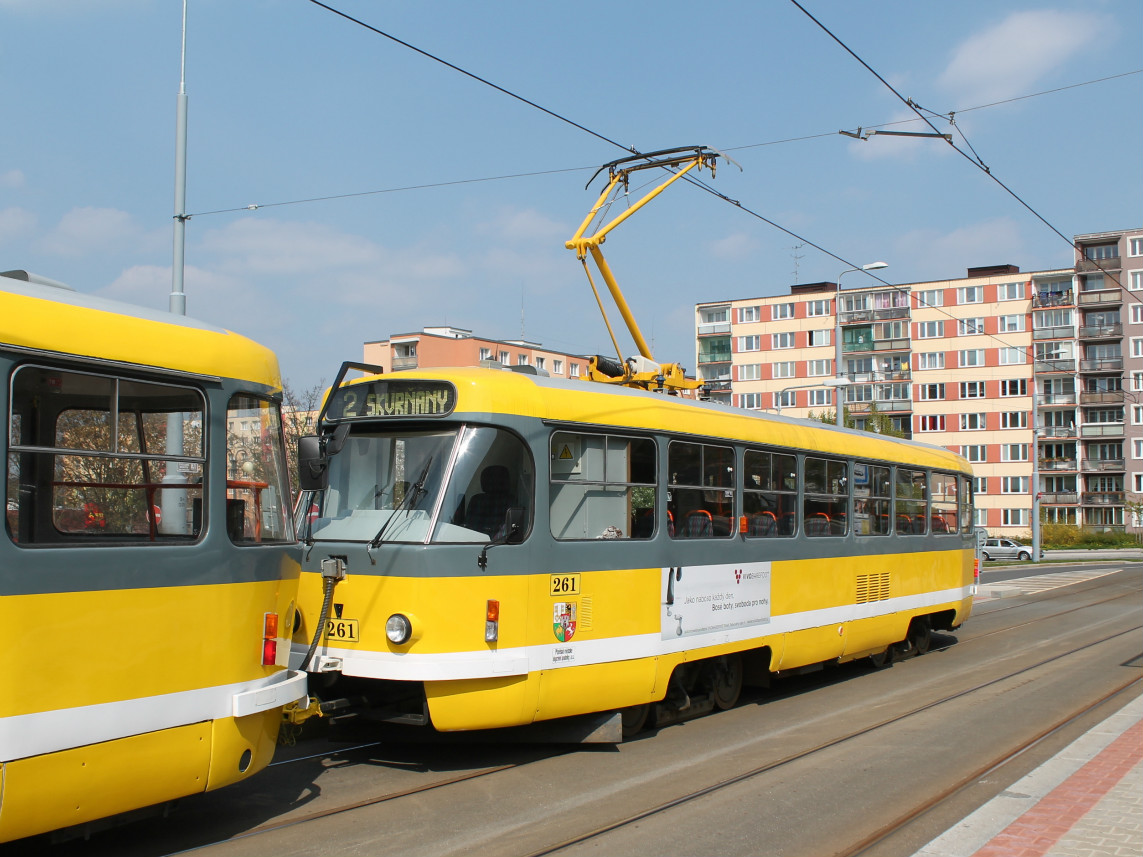 Пльзень, Tatra T3R.P № 261