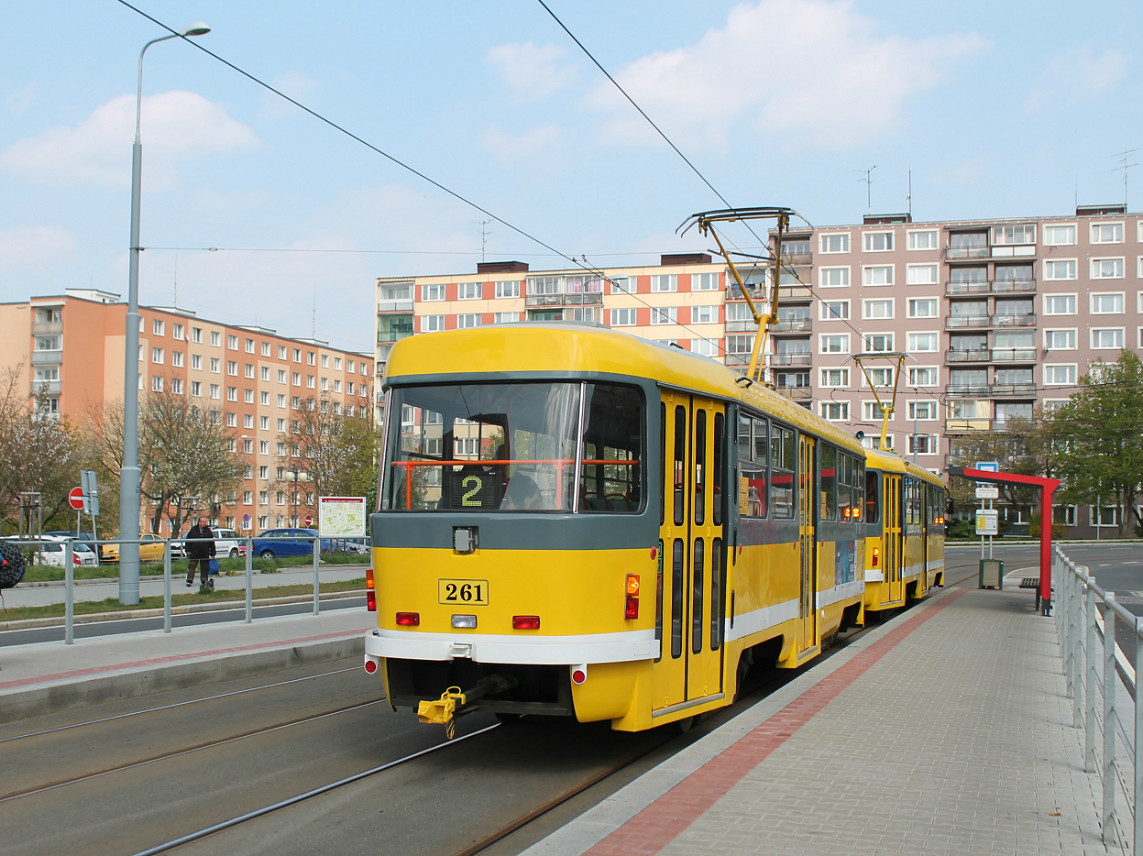 Пльзень, Tatra T3R.P № 261
