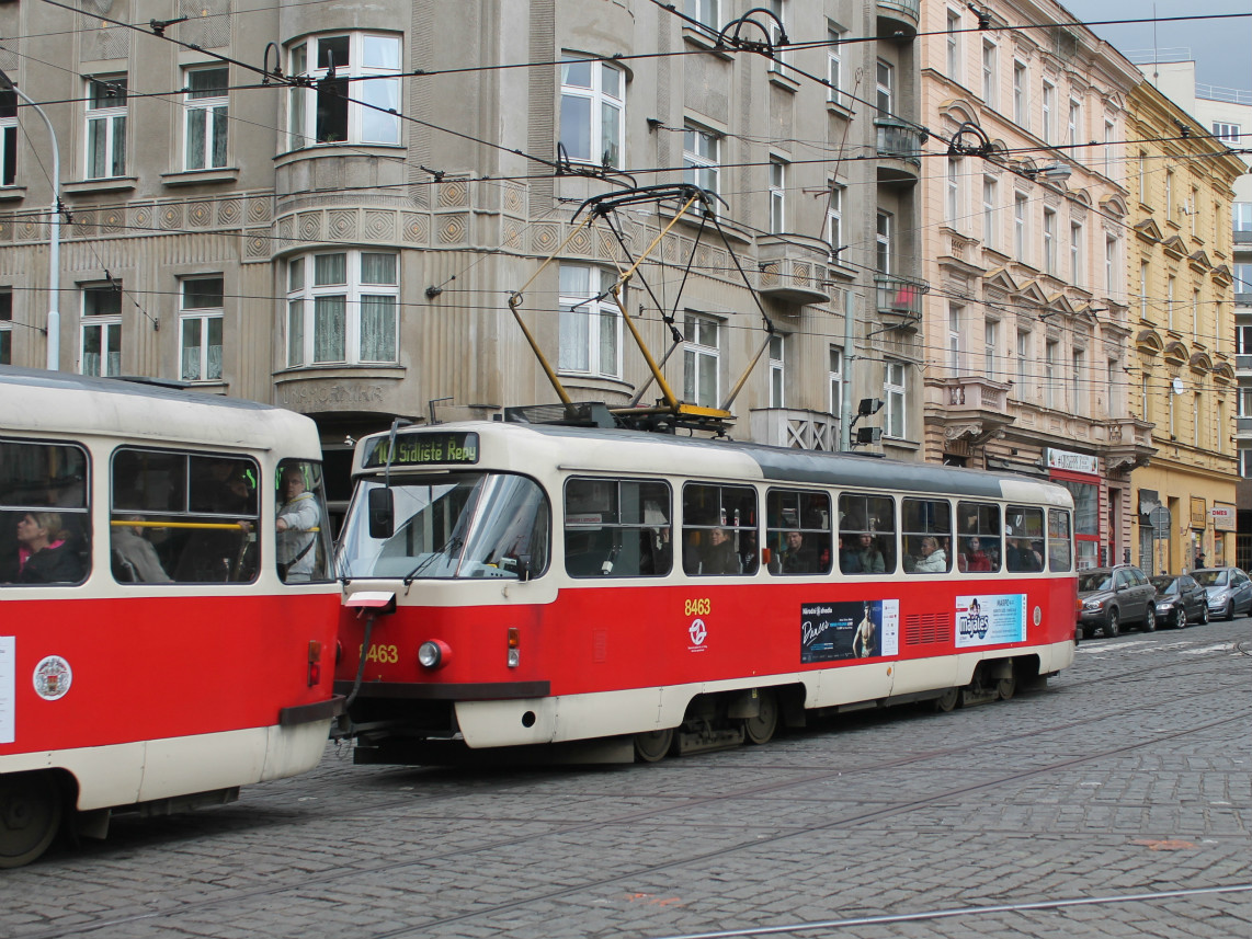 Прага, Tatra T3R.P № 8463