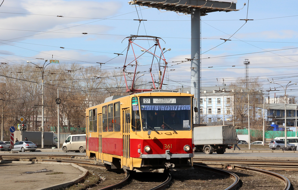 Екатеринбург, Tatra T6B5SU № 361