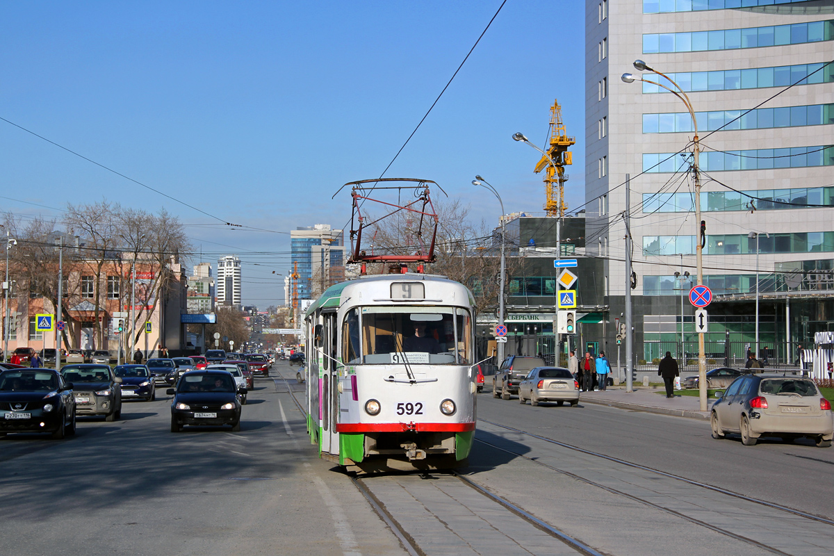Yekaterinburg, Tatra T3SU Br. 592
