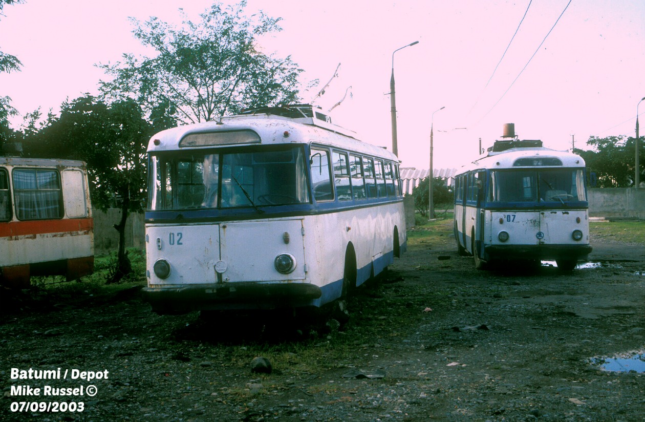 Батуми, Škoda 9Tr № 02; Батуми, Škoda 9Tr № 07