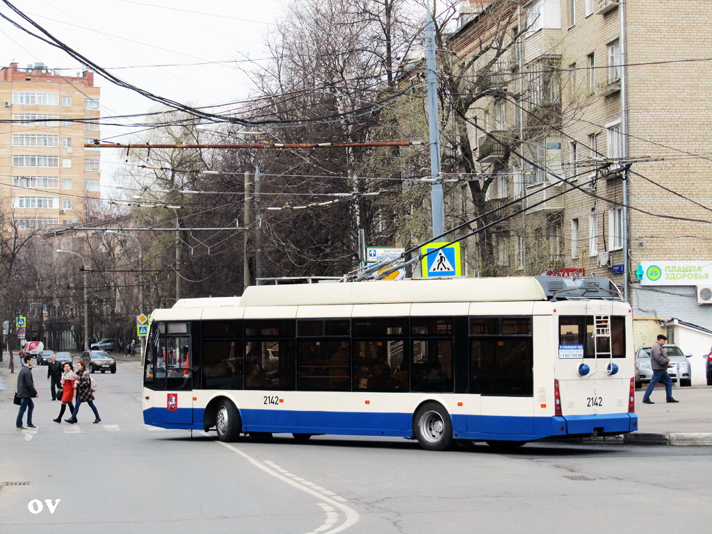 Москва, Тролза-5265.00 «Мегаполис» № 2142