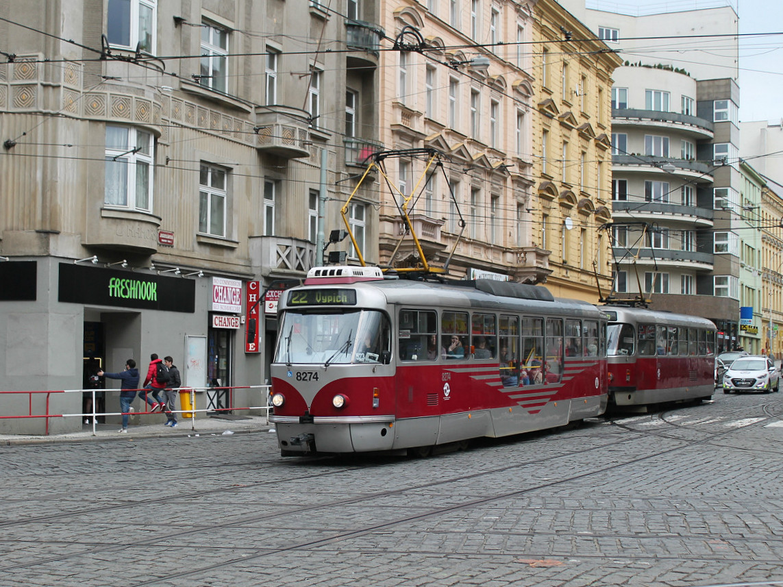 Praha, Tatra T3R.PLF № 8274