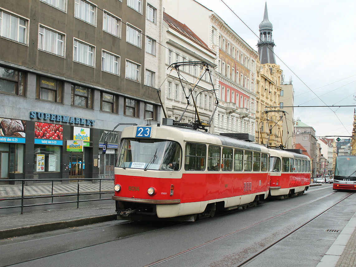 Прага, Tatra T3M № 8014