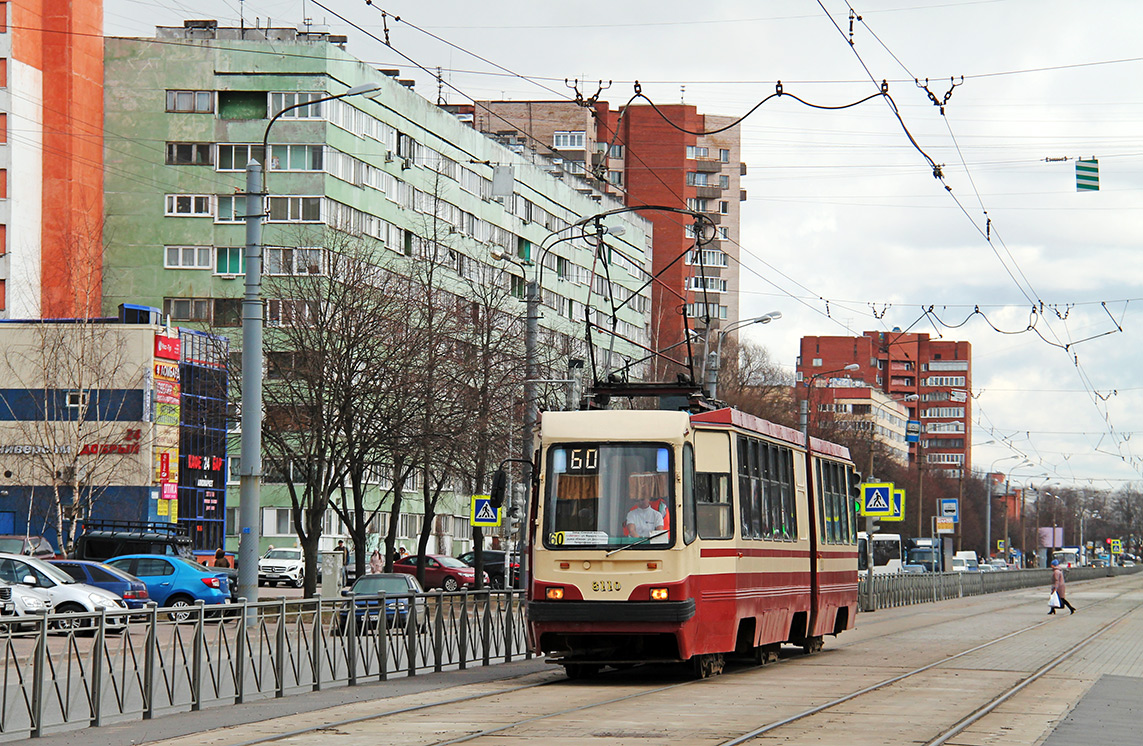 Санкт-Петербург, 71-147К (ЛВС-97К) № 8110 Санкт-Петербург, 71-147К (ЛВС-97К) № 8110