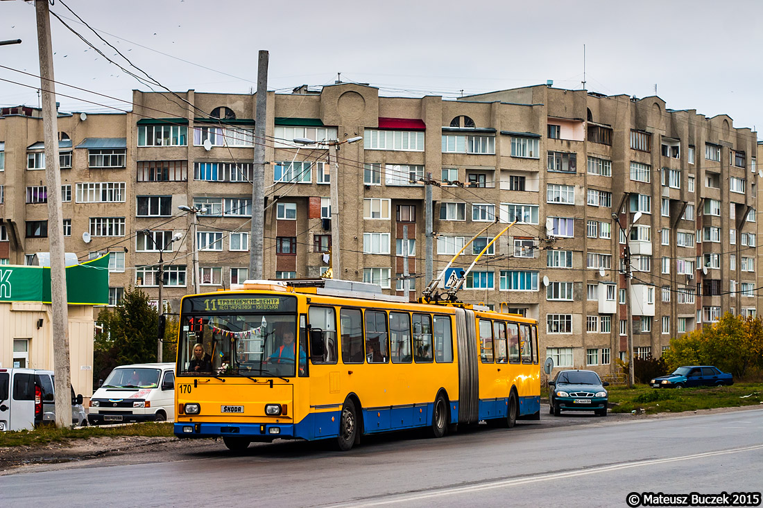 Тернопіль, Škoda 15Tr13/6M № 170