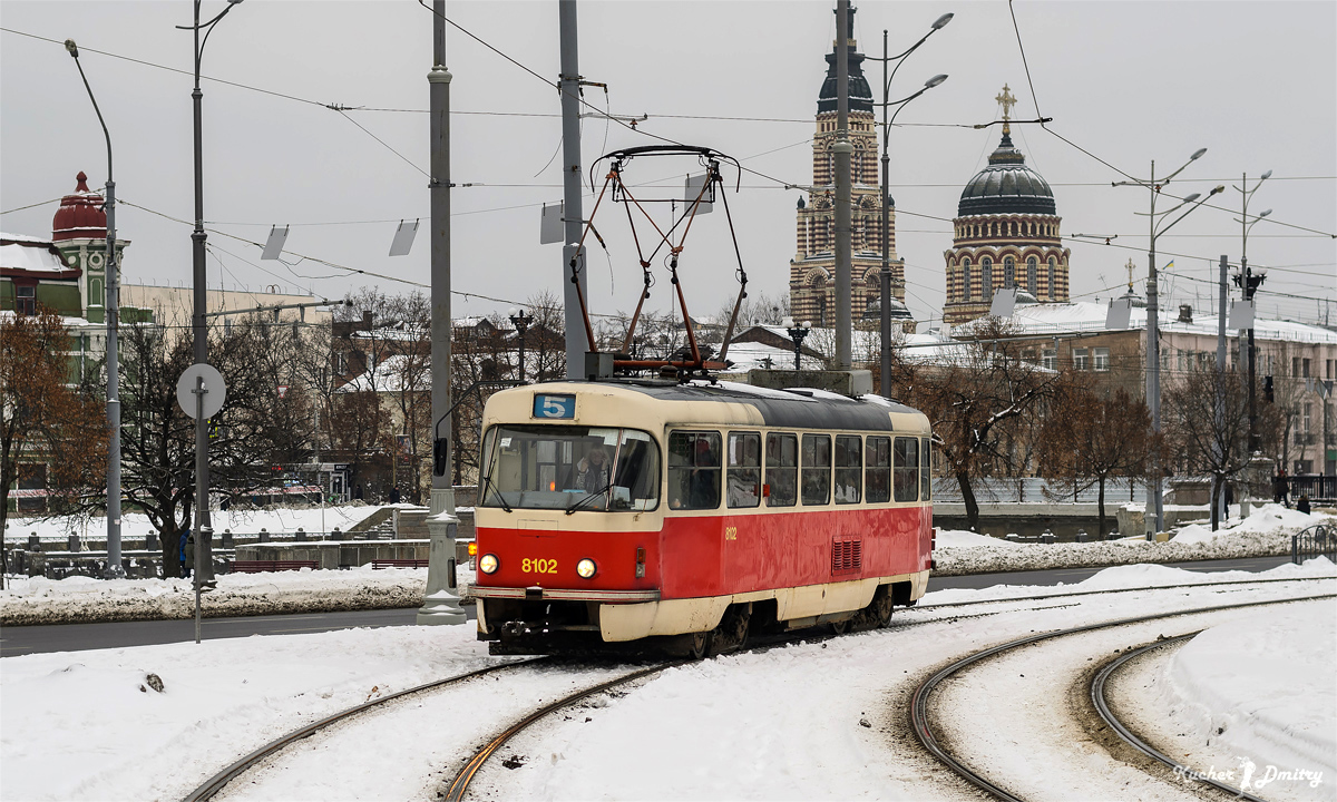 Харьков, Tatra T3M № 8102