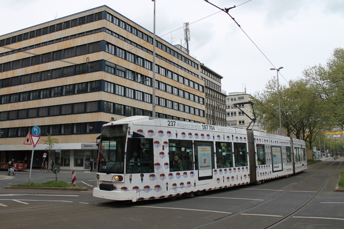 Düsseldorf, Duewag NF6 — 2116 Düsseldorf, Duewag NF6 — 2116