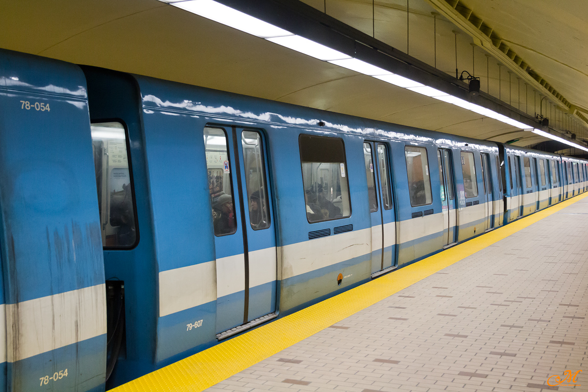 Монреаль, Bombardier MR-73 моторный № 79-607; Монреаль — Métro de Montréal -> Ligne verte