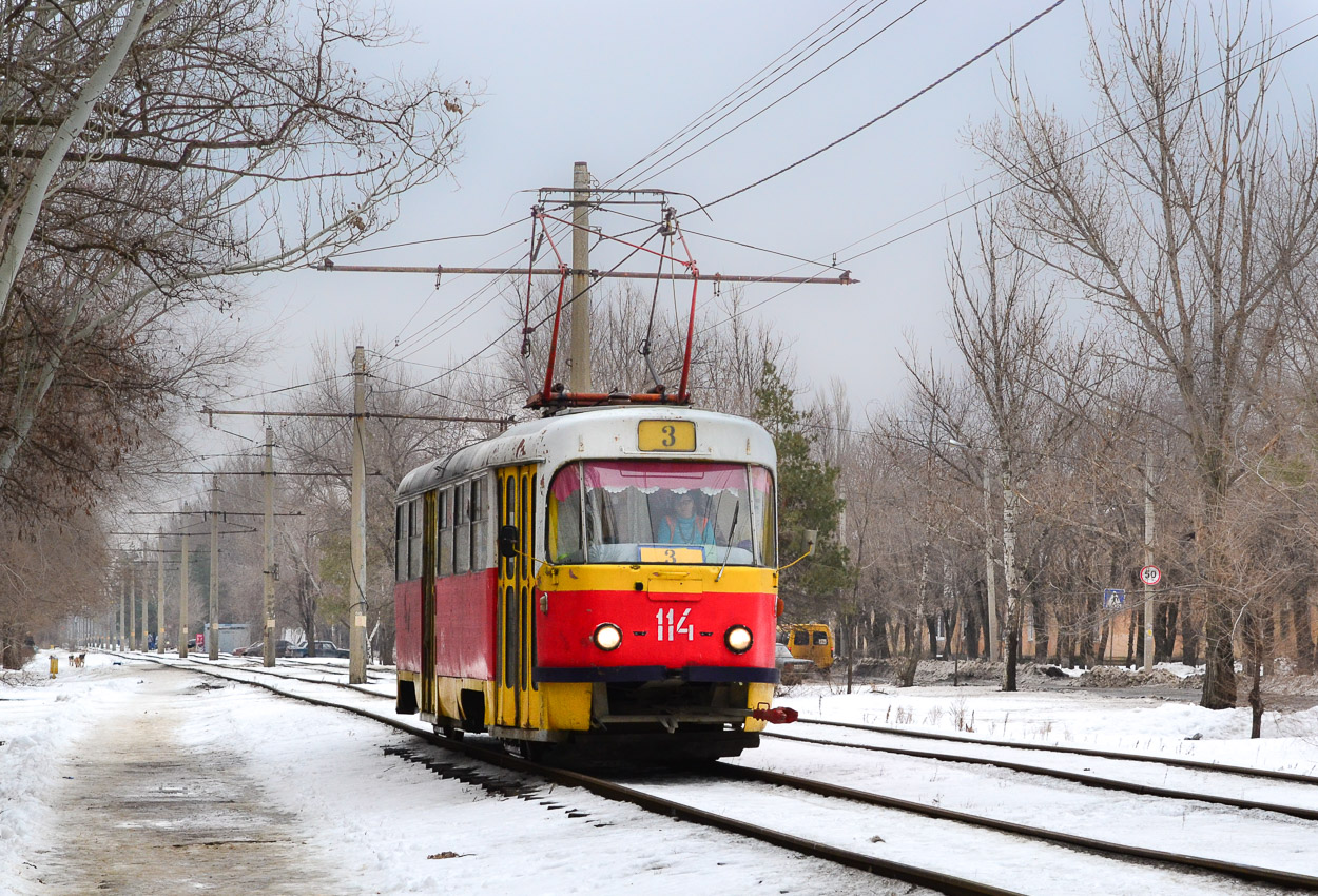 Волжский, Tatra T3SU № 114