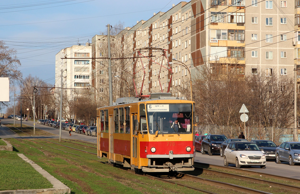 Екатеринбург, Tatra T6B5SU № 778