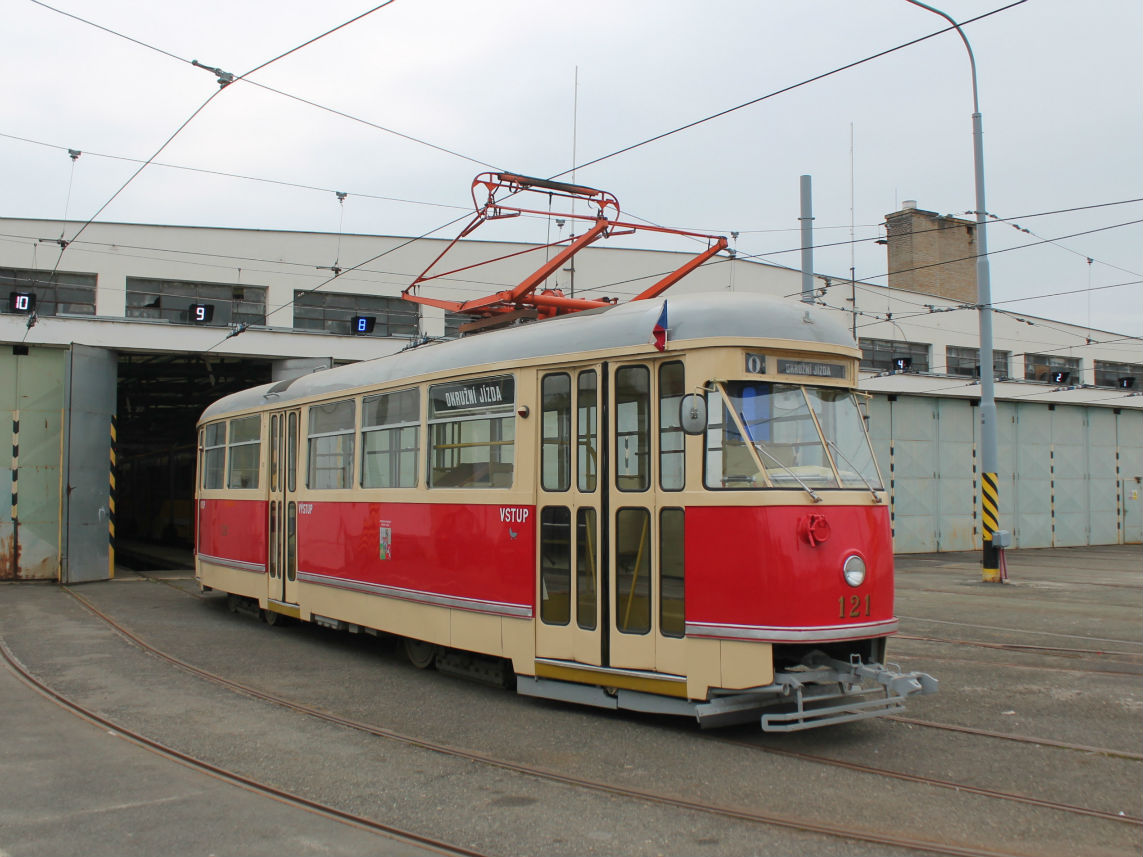 Пльзень, Tatra T1 № 121 Пльзень, Tatra T1 № 121