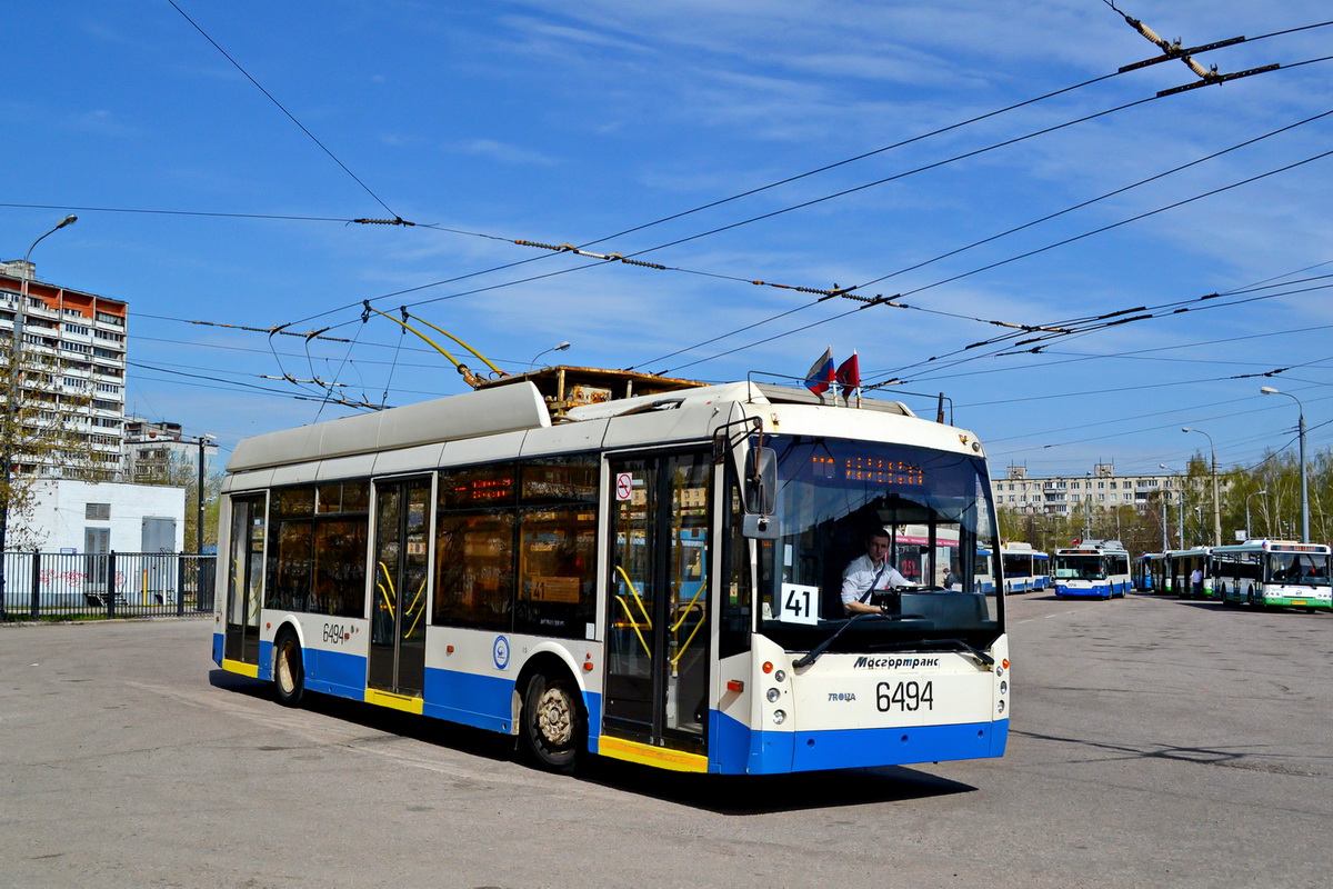 Москва, Тролза-5265.00 «Мегаполис» № 6494 Москва, Тролза-5265.00 «Мегаполис» № 6494