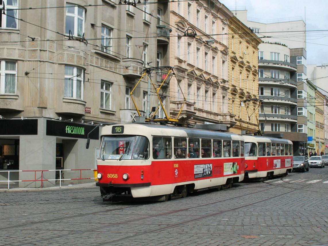 Прага, Tatra T3M2-DVC № 8068 Прага, Tatra T3M2-DVC № 8068