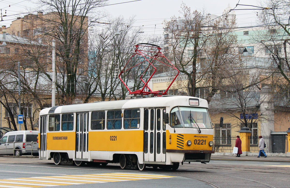 Moskau, Tatra T3SU Nr. 0221
