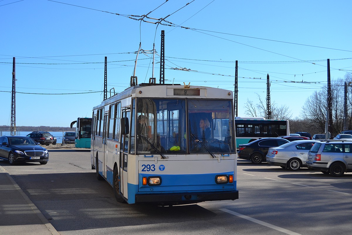 Таллин, Škoda 14Tr02/6 № 293; Таллин — Закрытие троллейбусного маршрута 9