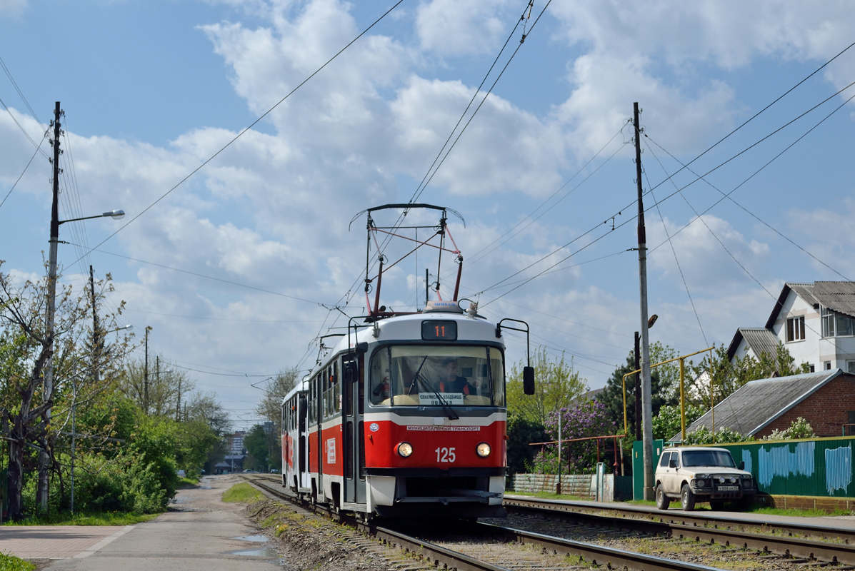 Краснодар, Tatra T3SU КВР ТРЗ № 125
