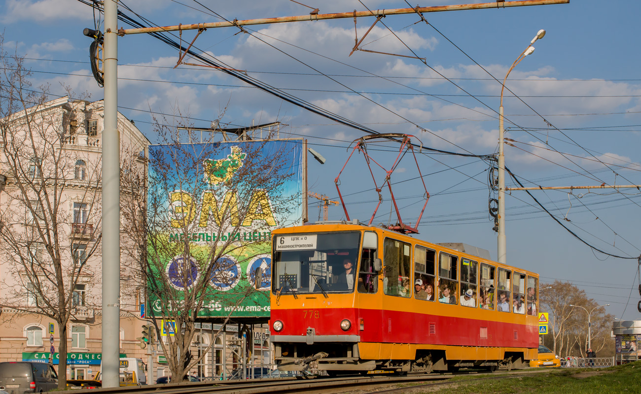 Екатеринбург, Tatra T6B5SU № 778