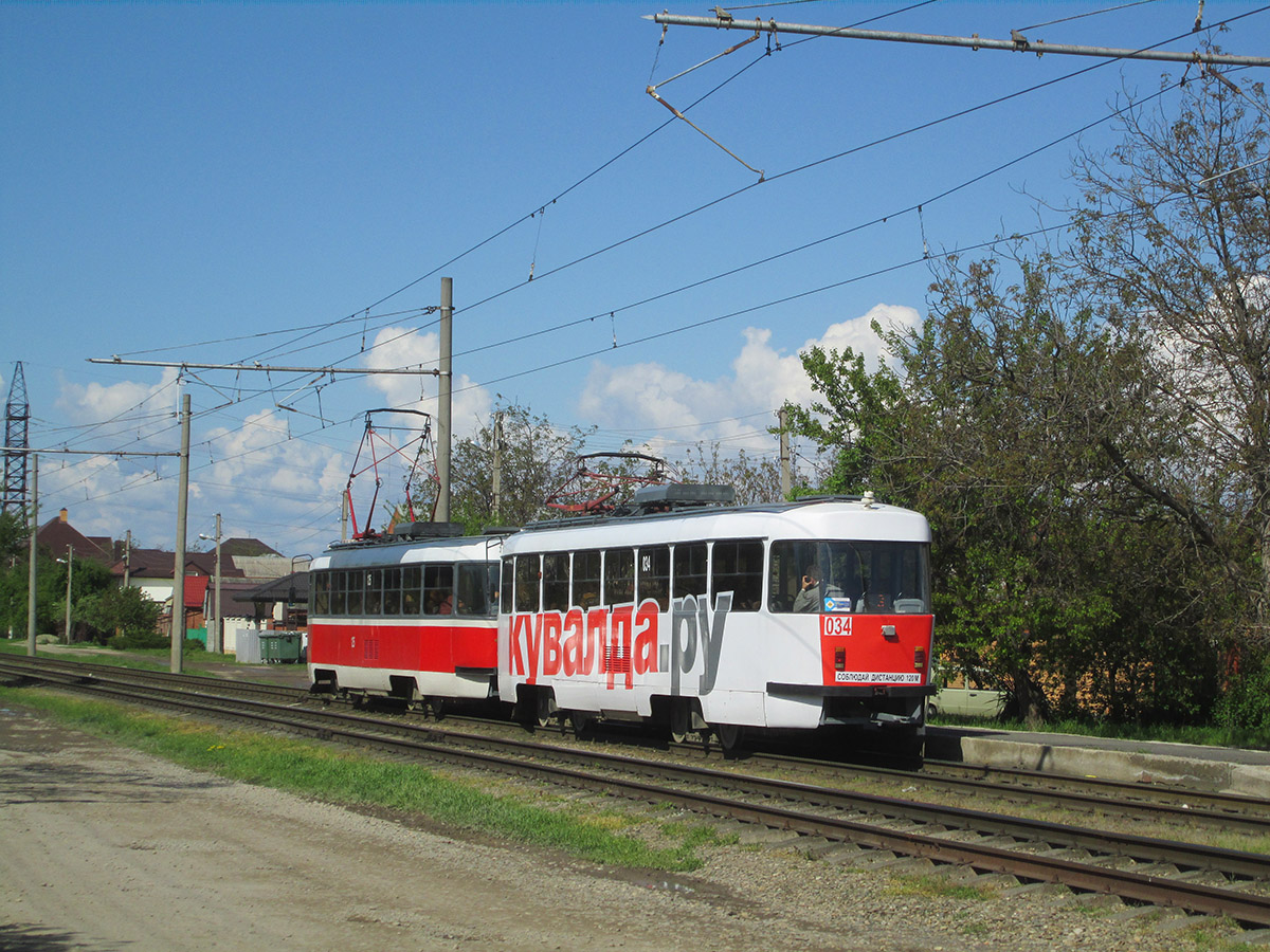 Краснодар, Tatra T3SU КВР ТРЗ № 034
