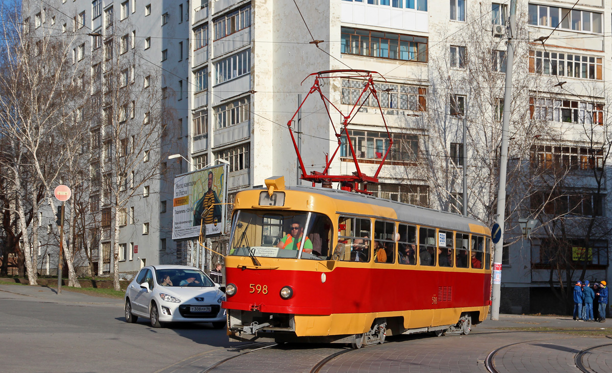 Екатеринбург, Tatra T3SU № 598