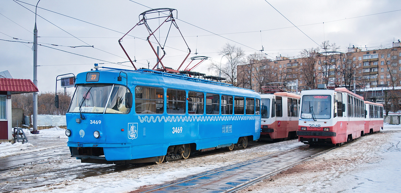 Moskva, MTTA № 3469; Moskva, 71-134A (LM-99AE) № 3048 Moskva, MTTA № 3469; Moskva, 71-134A (LM-99AE) № 3048