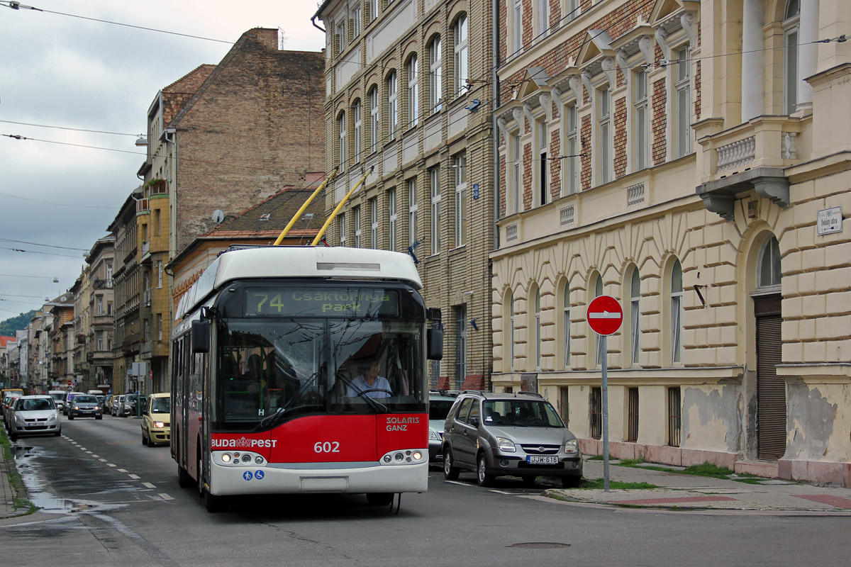 Budapest, Solaris Trollino II 12 Ganz B № 602 Budapest, Solaris Trollino II 12 Ganz B № 602