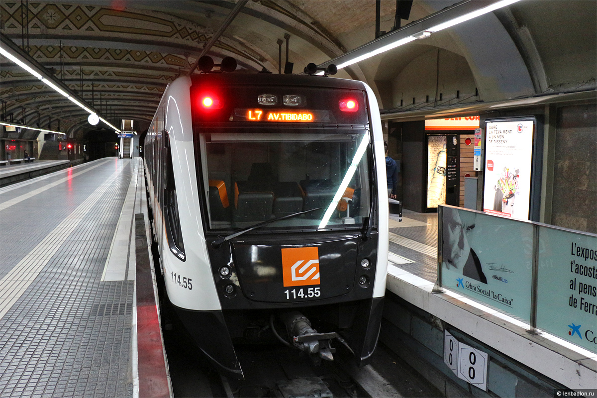 Barcelona, FGC Serie 114 č. 114.55