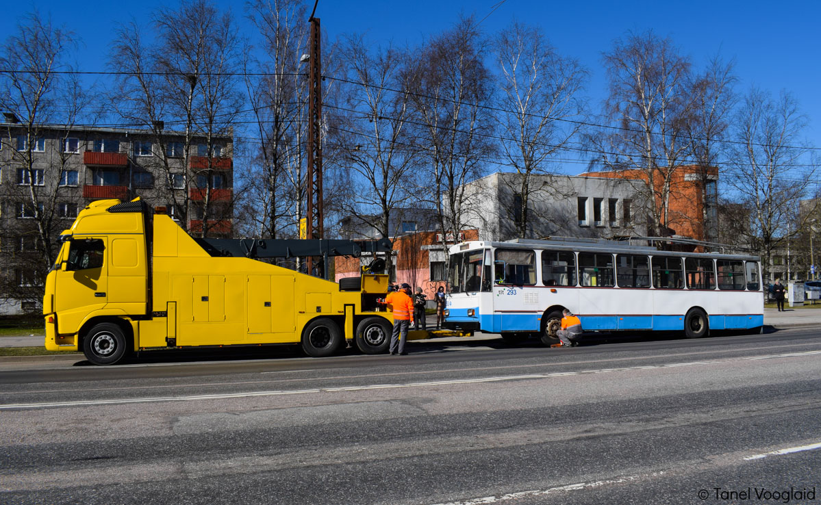 Tallinn, Škoda 14Tr02/6 № 293; Tallinn — Closure of the Trolleybus Line 9