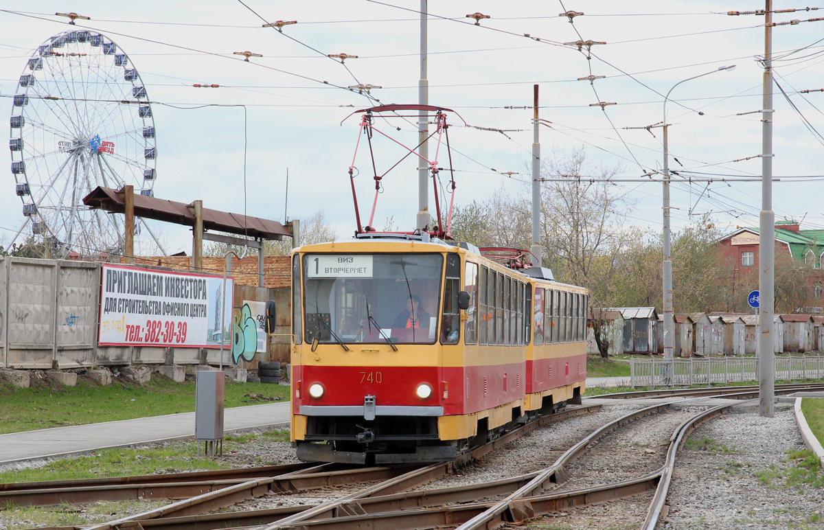 Yekaterinburg, Tatra T6B5SU Nr. 740