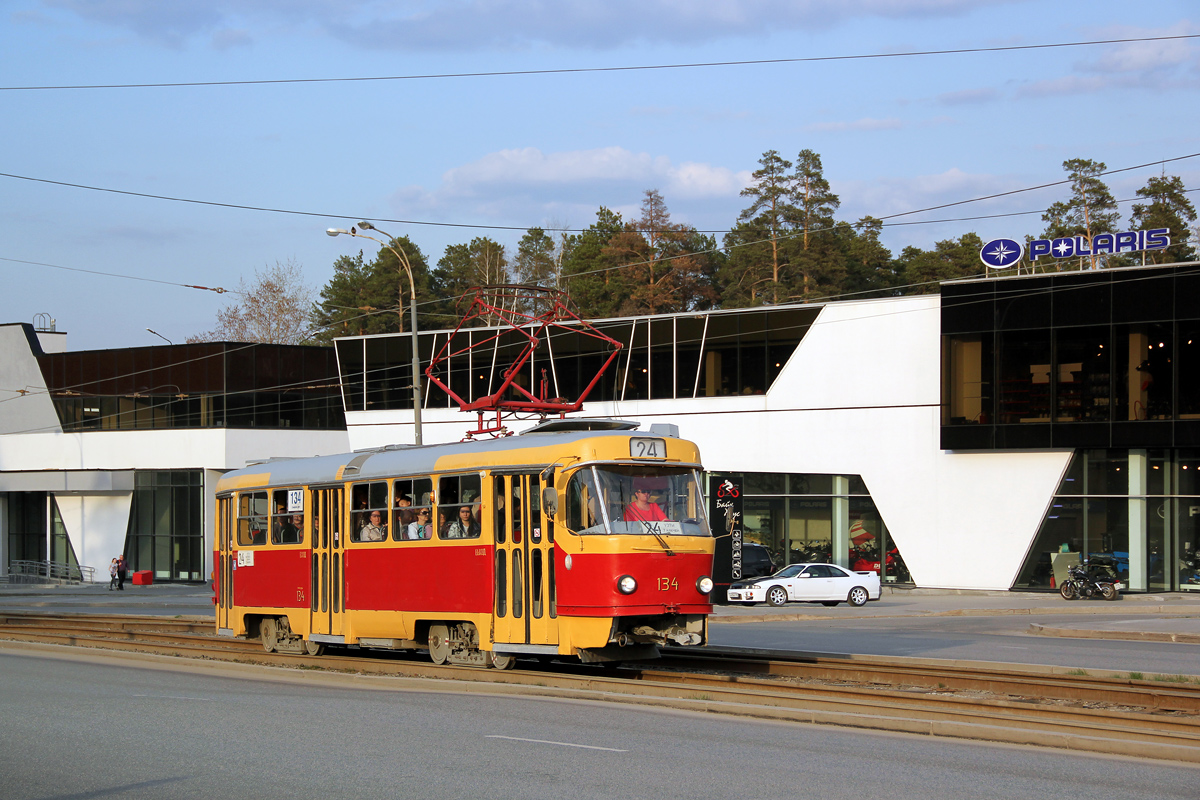 Yekaterinburg, Tatra T3SU # 134