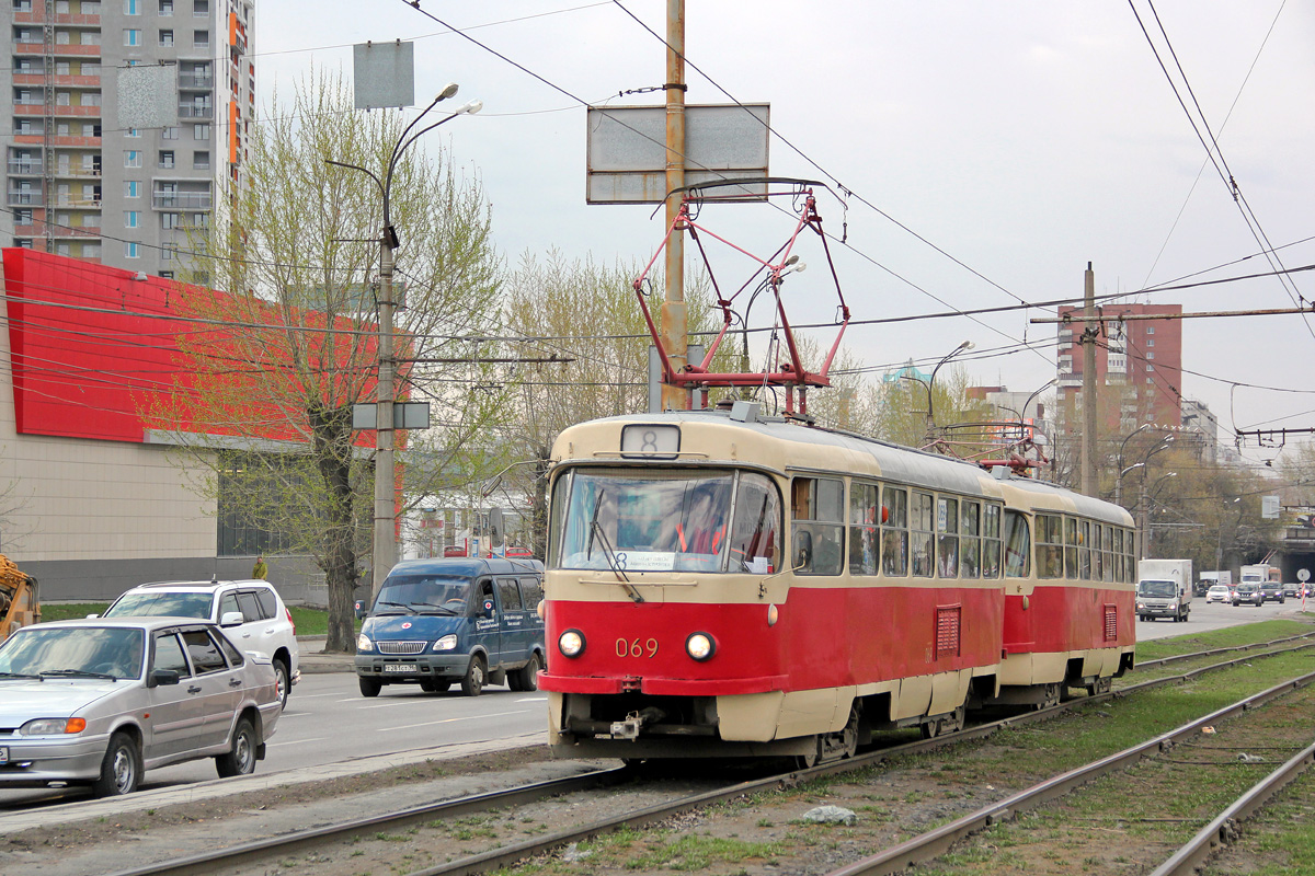 Yekaterinburg, Tatra T3SU (2-door) № 069