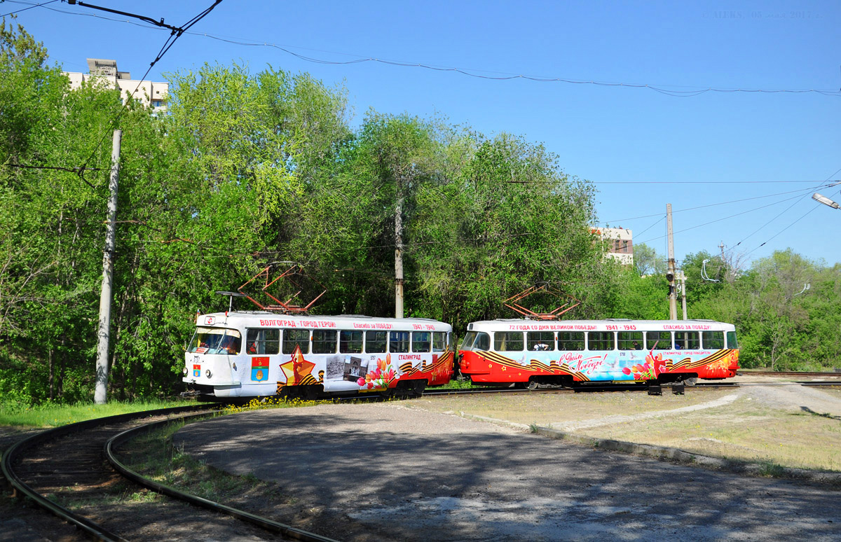 Волгоград, Tatra T3SU № 5757; Волгоград, Tatra T3SU № 5758