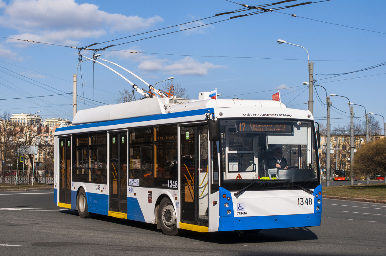 Санкт-Петербург, Тролза-5265.00 «Мегаполис» № 1348
