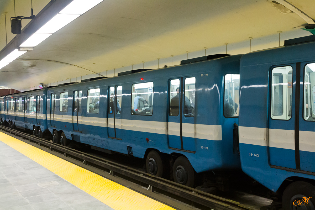 Монреаль, Canadian Vickers MR-63 прицепной № 80-122; Монреаль — Métro de Montréal -> Ligne verte