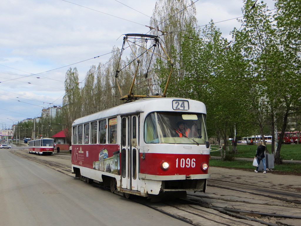 Самара, Tatra T3SU (двухдверная) № 1096