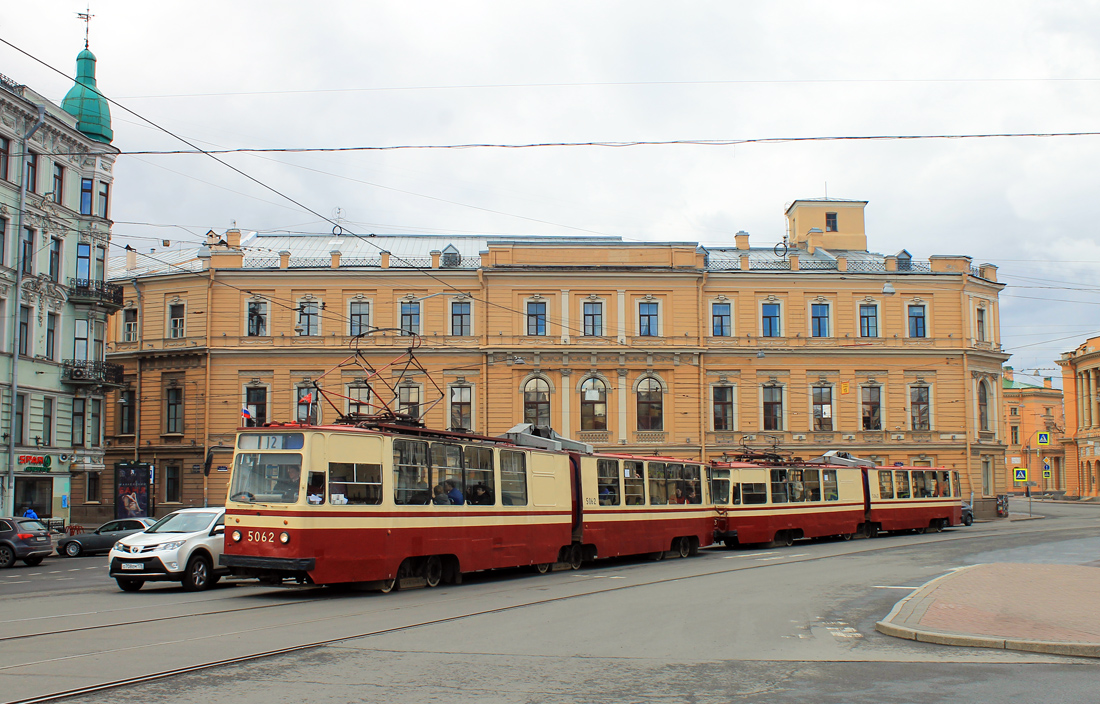 Санкт-Петербург, ЛВС-86К № 5062; Санкт-Петербург — Заказная поездка на СМЕ 5062+5063 06.05.2017