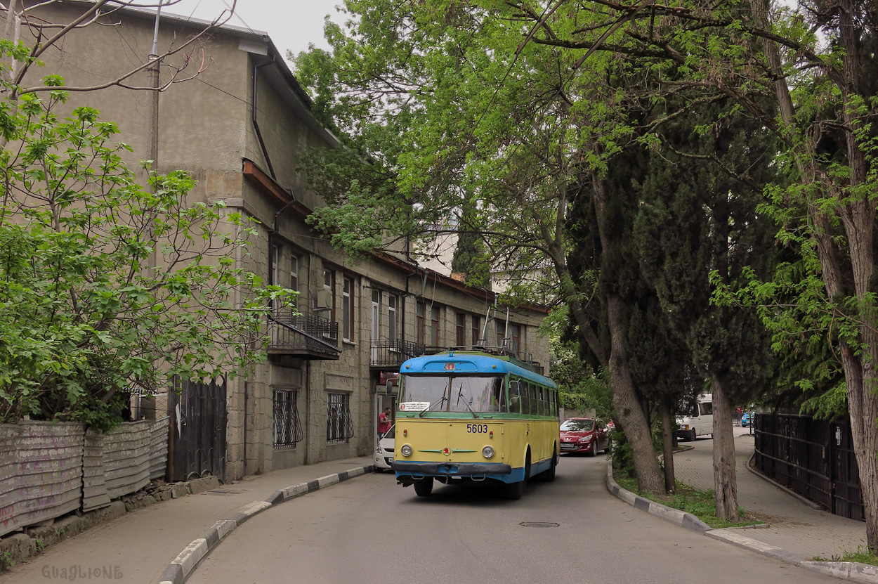 Крымский троллейбус, Škoda 9Tr24 № 5603