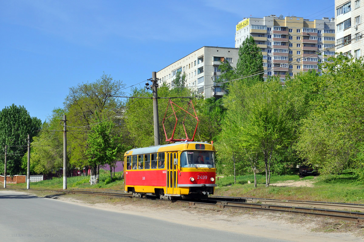 Волгоград, Tatra T3SU (двухдверная) № 2499