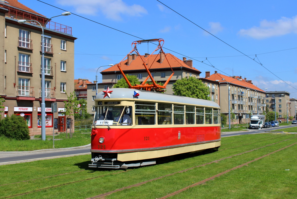 Пльзень, Tatra T1 № 121 Пльзень, Tatra T1 № 121