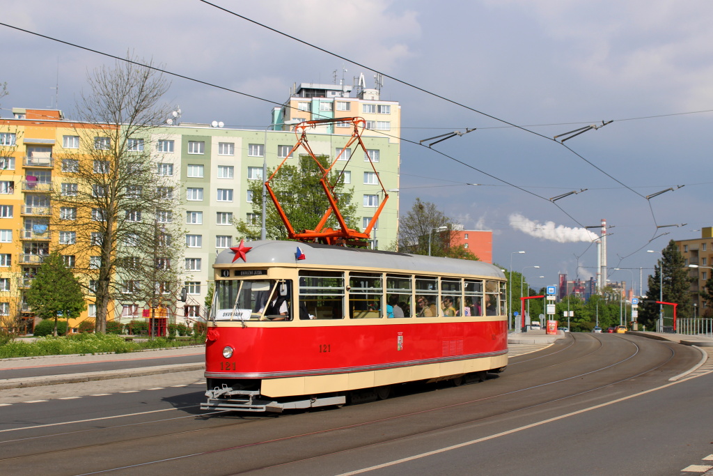 Пльзень, Tatra T1 № 121 Пльзень, Tatra T1 № 121