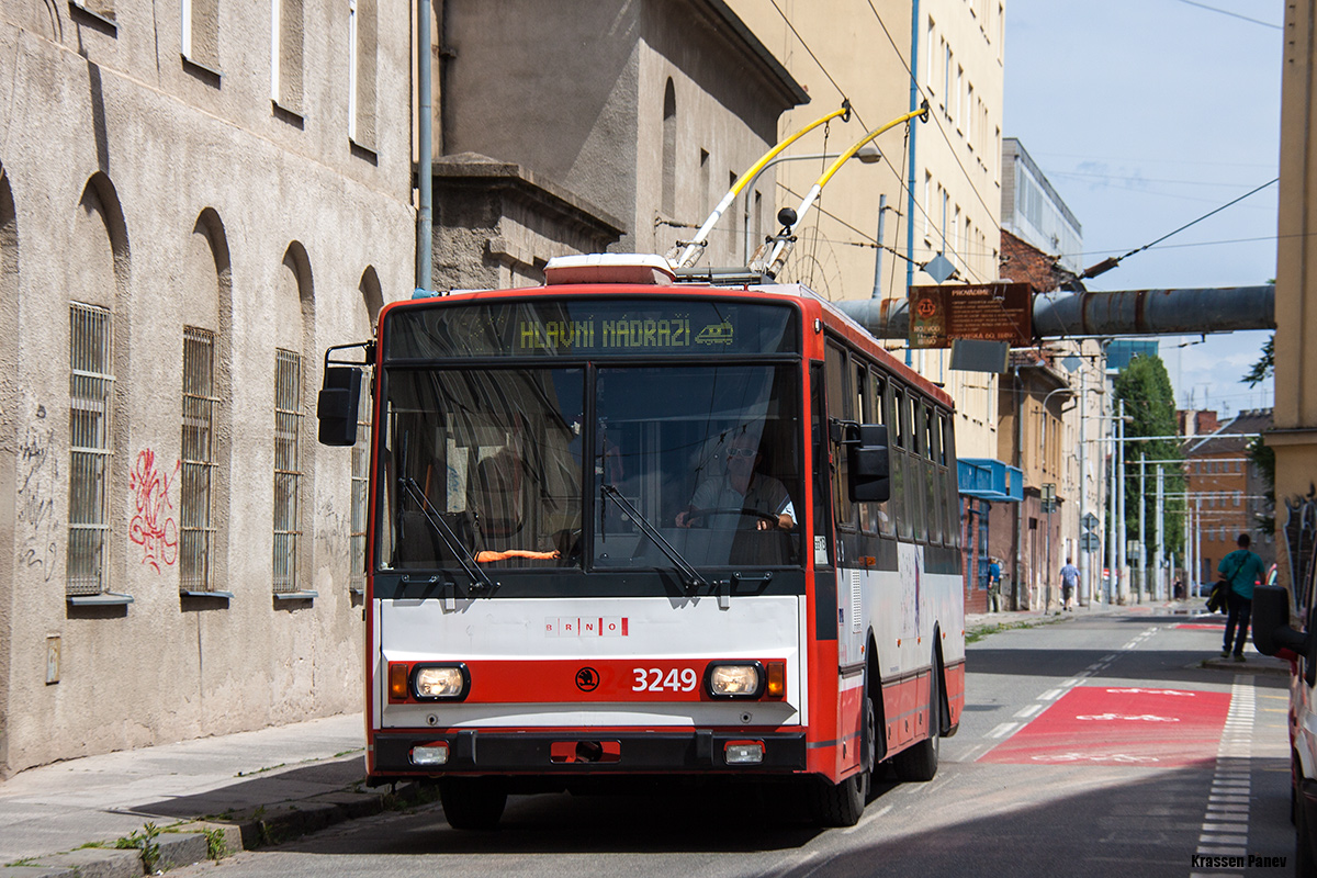 Brno, Škoda 14TrR № 3249; Brno — Lines and infrastructure