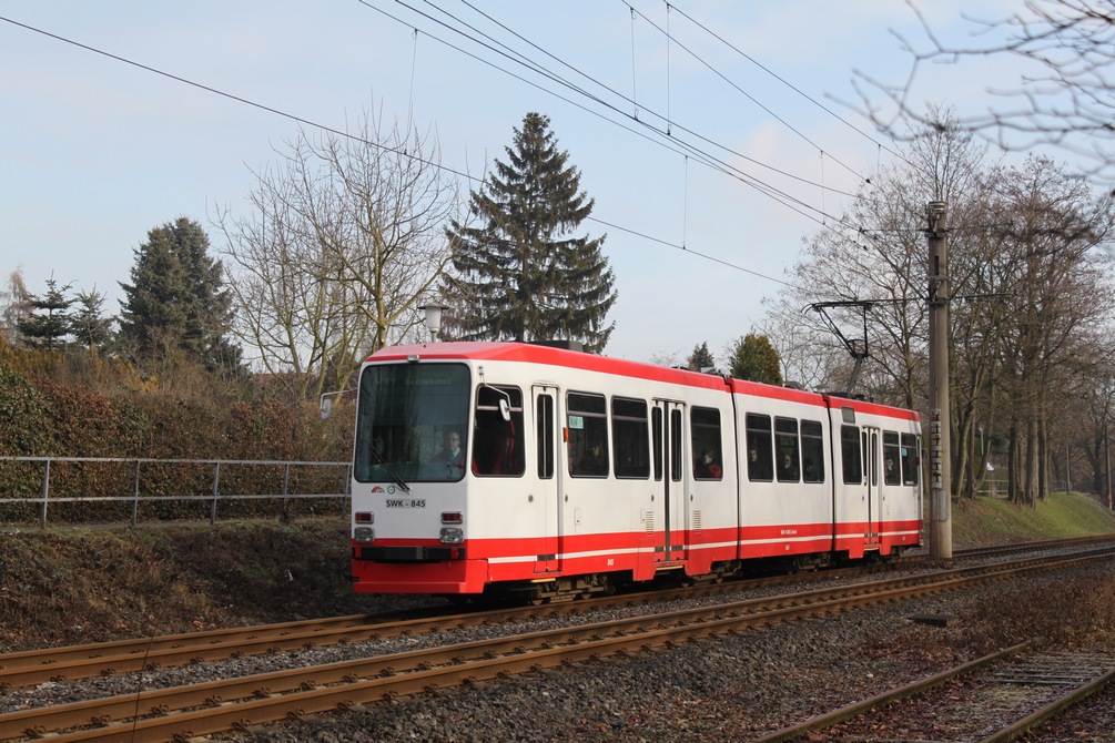 Krefeld, Duewag M8C Br. 845