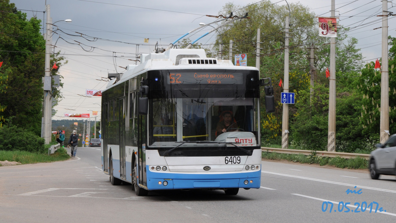 Крымский троллейбус, Богдан Т70115 № 6409
