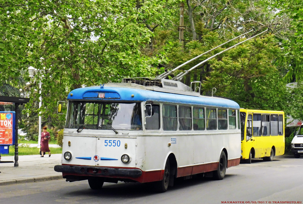 Крымский троллейбус, Škoda 9Tr21 № 5550