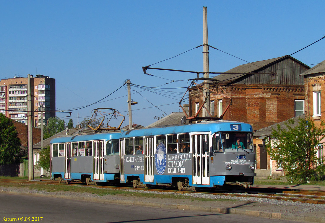 Харьков, Tatra T3SU № 3098