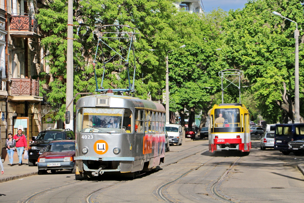 Одесса, Tatra T3R.P № 4023