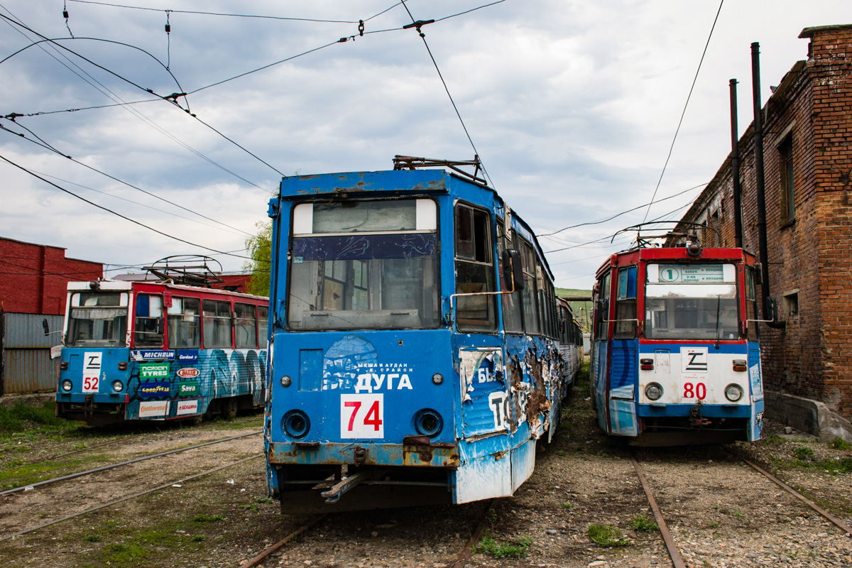 Усть-Каменогорск, 71-605 (КТМ-5М3) № 74; Усть-Каменогорск, 71-605 (КТМ-5М3) № 80; Усть-Каменогорск, 71-605 (КТМ-5М3) № 52