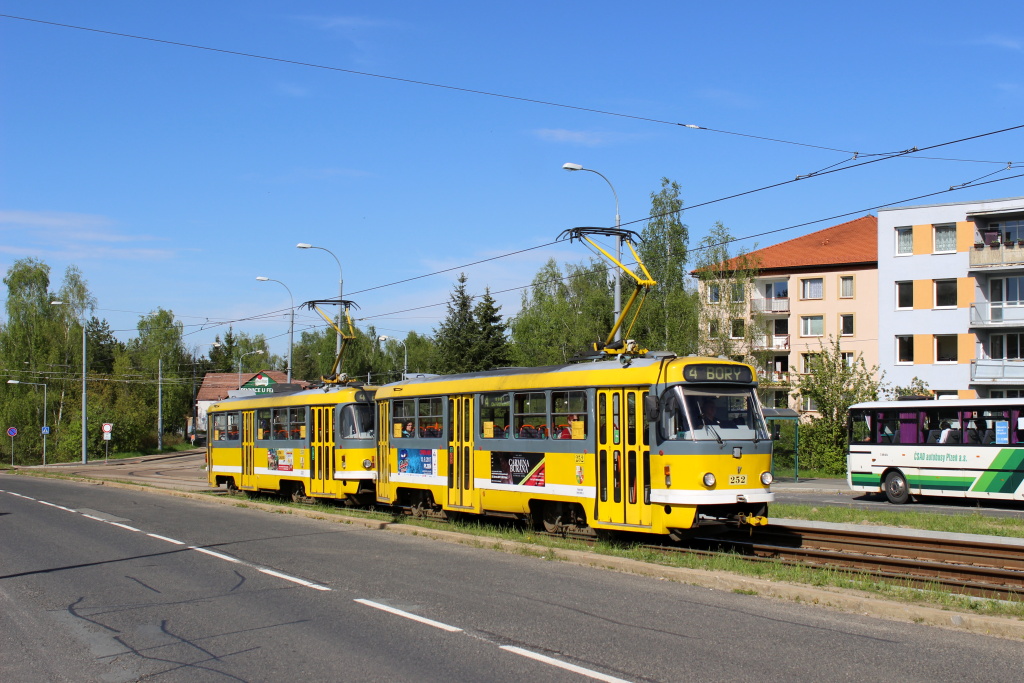 Пльзень, Tatra T3R.P № 252; Пльзень, Tatra T3R.P № 253 Пльзень, Tatra T3R.P № 252; Пльзень, Tatra T3R.P № 253