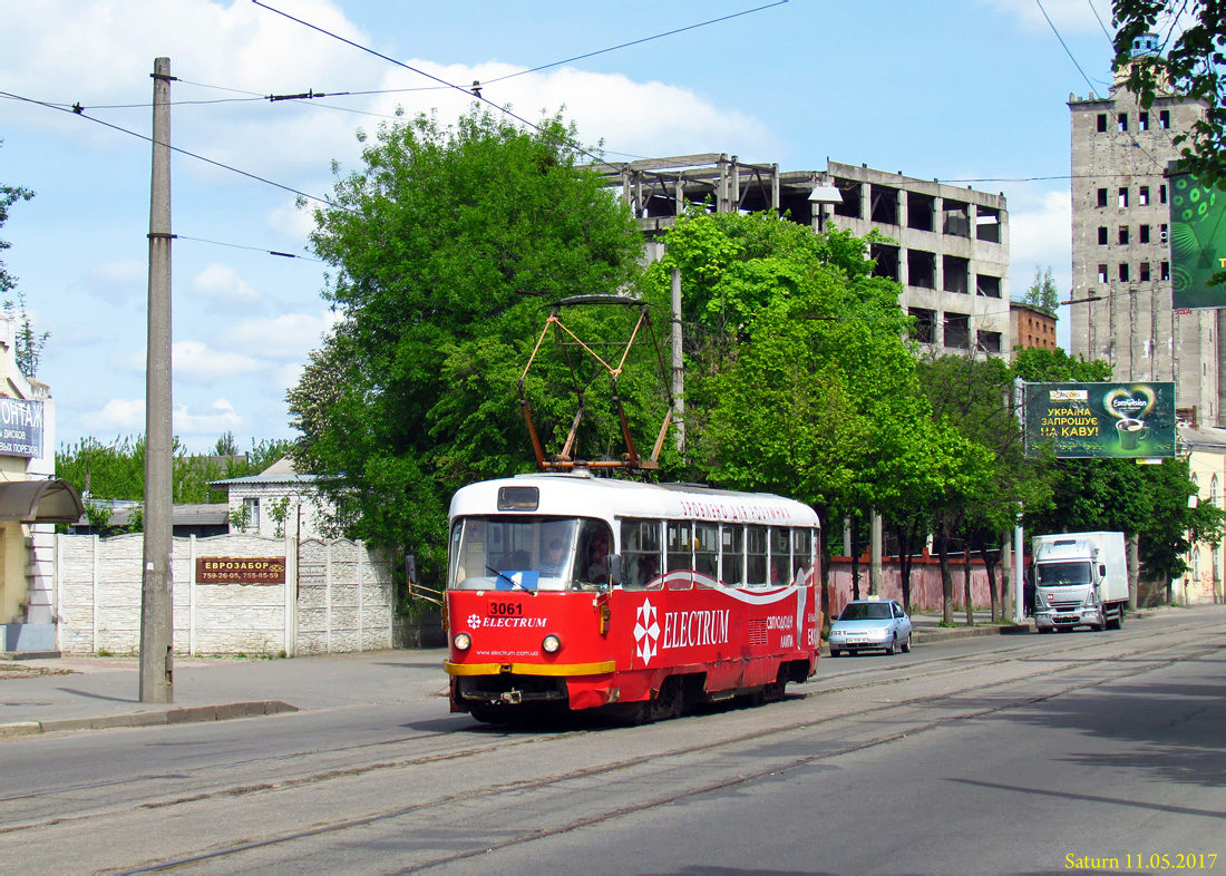 Харьков, Tatra T3SU № 3061